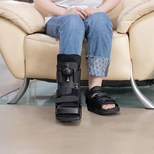 GHORTHOUD Medical Walker Fracture Boot Inflatable Walking Boot Air Cam Orthopaedic Boot for Sprained Ankle, Short Air Walker Brace for Broken Foot Achilles Tendon Injury (Small)