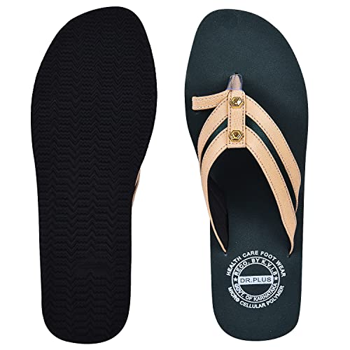 Image of DR PLUS Women's Healthcare, Diabetic and Orthopedic MCR /MCP Footwear /Sandals /Slipper /Chappal