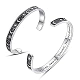 SAM & LORI Teen Girls Gift Inspirational Cuff Bracelet for Women Sister Best Friend Teenage 16 Year
