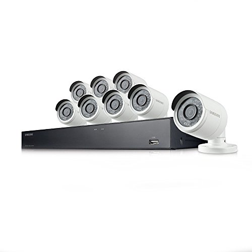 Samsung Wisenet SDH-B74081 8 Channel 1080p Full HD DVR Video Security Camera System 8 Outdoor BNC Bullet Camera (SDC-9443BC) with 2TB Hard Drive