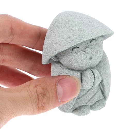 Pequeña estatua de Buda decorativa japonesa miniatura 7