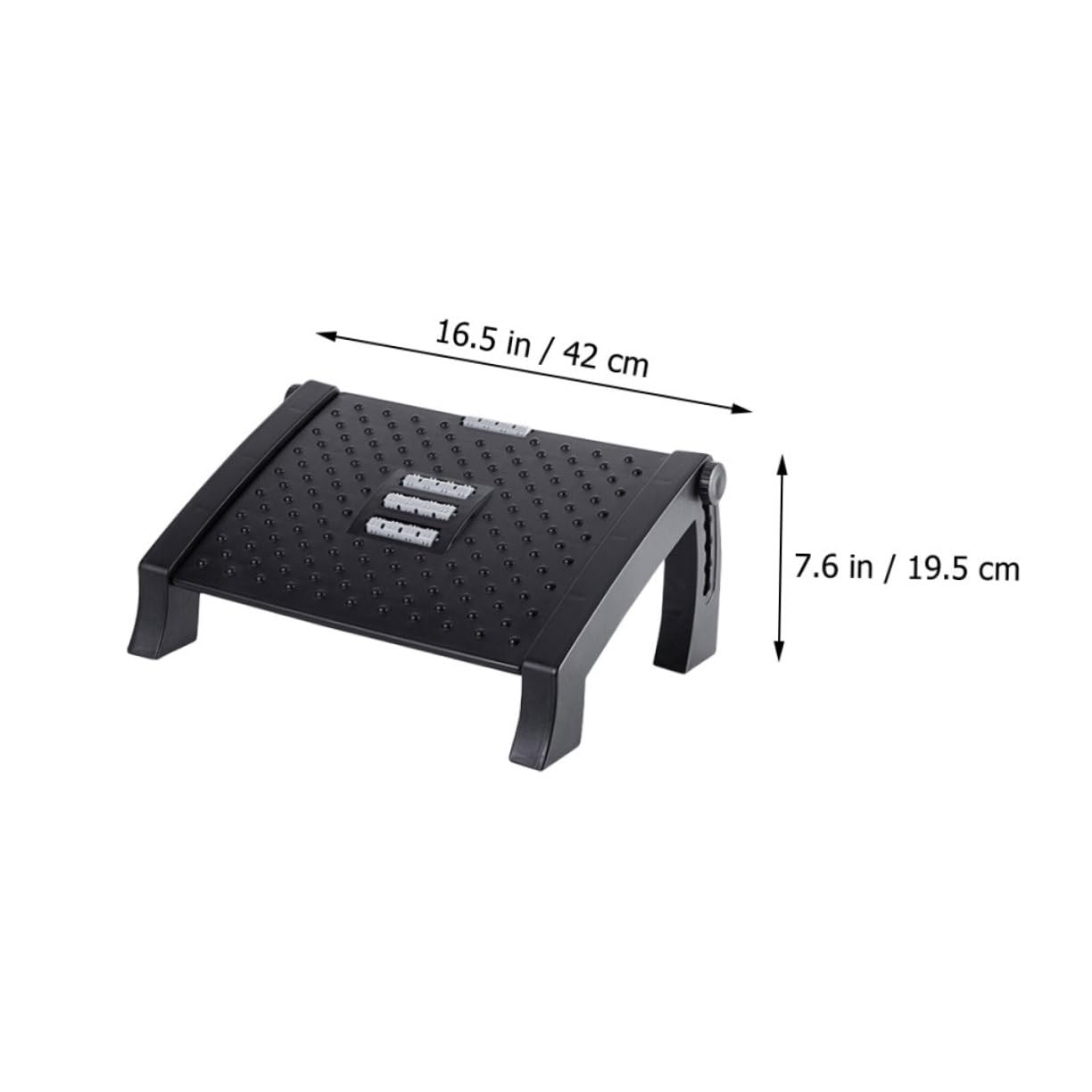 Healvian 1 pièce Pédicure Réglable Repose de Manucure Antidérapant avec Surface Massante pour Salon de Beauté et Usage Domestique