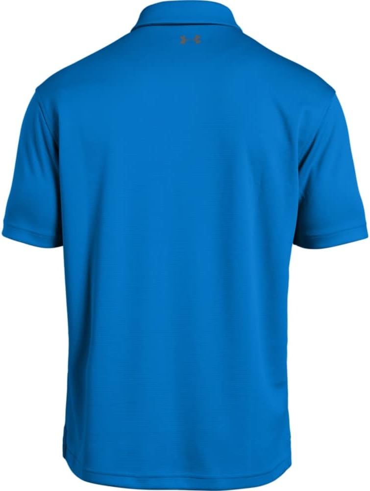 Under Armour Men's Tech Golf Polo Blue Circuit (436)/Graphite Small