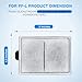 HiTauing 15 Packs PF-L Carbon Cartridges for PF20, PF30, PF40 and PF75 Power Filters