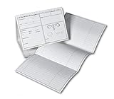 Karteitaschen Gynäkologie, DIN A5+, stabiler Karton, weiß, 200 Stück