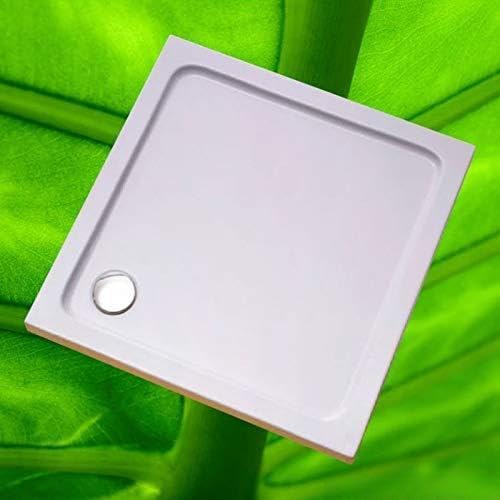 Receveur de douche 100x100 cm complet avec pieds et bonde extra-plat Line