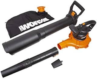 WORX WG518 12 Amp 2-Speed Leaf Blower, Mulcher & Vacuum, 10