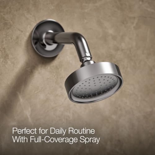 KOHLER T14421-3-TT Purist Rite-Temp Bath And Shower Trim Kit With Push-Button Diverter And Cross Handle 2.5 Gpm, Vibrant Titanium miniatura 7