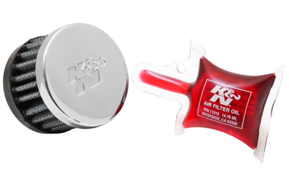 K&N Crankcase Vent Filter Rubber Base 16mm flange (621340)