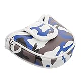 Hemobllo Housse Couvre-Putter Maillet De Golf Camouflage Bleu, Protection Robuste Et Lég...