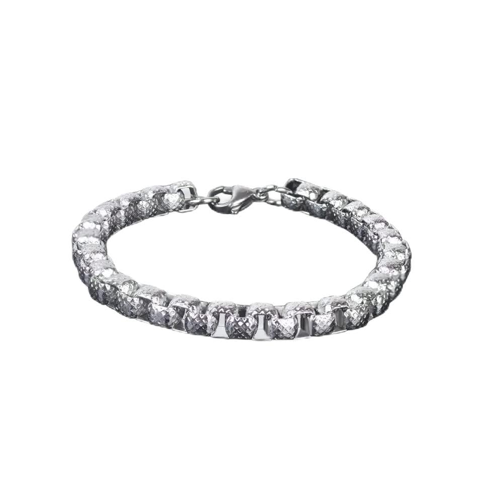 THE MEN THING DOMINEERING - Stainless Steel Bracelet, European trending Style for Men & Boy (7mm - 7 inch) - Review, Price and Buying Guide