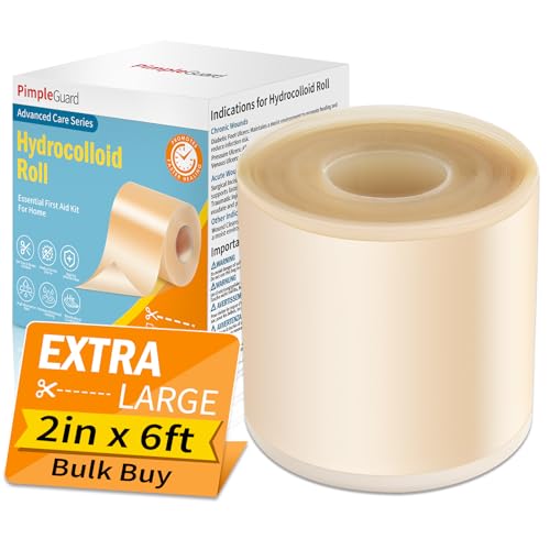 Hydrocolloid Dressing Tape - Self-Adhesive Absorbent Bandage Roll - Waterproof & Self-Cut - (5cm*1.8m)