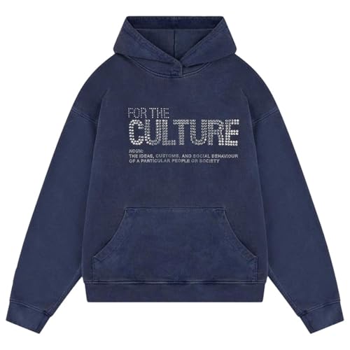 Générique for The Culture Crystal Sweat à Capuche Baggy Sweat-Shirt à Capuche Imitation Diamants Hommes Femmes Pull Sport Mode Casual Hip Hop Jumper Cadeau
