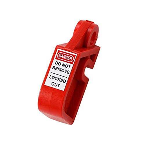 Bloqueo de fusibles universal rojo de 15mm para evitar encendidos accidentales de energía