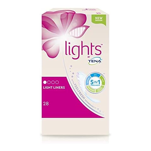 TENA Lights Light Liner for Sensitive Skin Cover