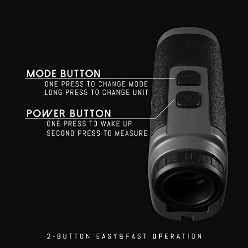 Ailemon Laser Rechargeable Hunting Rangefinder 1200 Yard 6X Magnification Usb Charging Range Finder With Flag-Lock #TOP4
