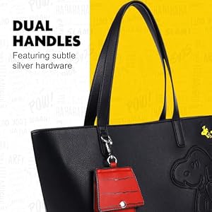 Danielle Nicole Tote Bag, Peanuts Snoopy with Doghouse Cardholder