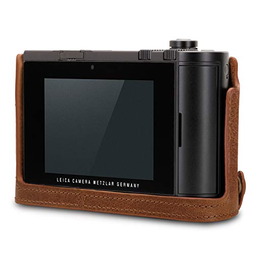 MegaGear Ever Ready Echtleder Kameratasche mit Trageriemen kompatibel mit Leica TL2, TL – Bild 4