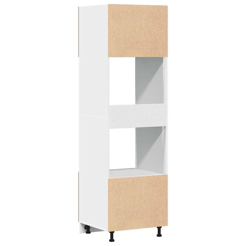 vidaXL Mikrowellenschrank Lyon Artisan-Eiche 60x57x207 cm Holzwerkstoff, Küchenschrank, Küche Hochschrank, Küchenmöbel, Küchenzeile für Backofen Mikrowelle
