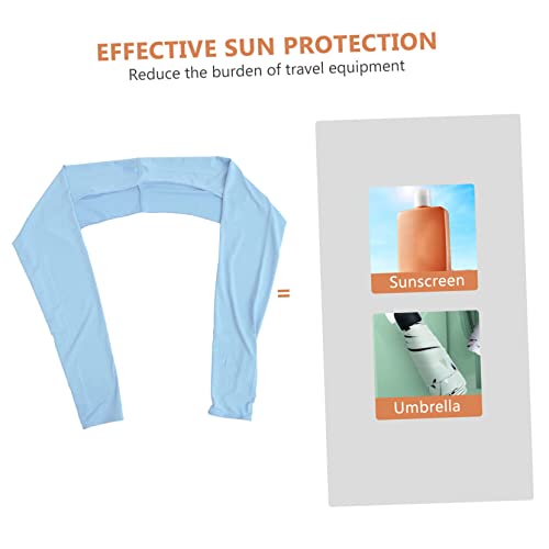 INOOMP 24 Peças Mangas Xale Braço Mangas De Sol Ciclismo Xale Mangas De Braço Luvas De Bicicleta Lin