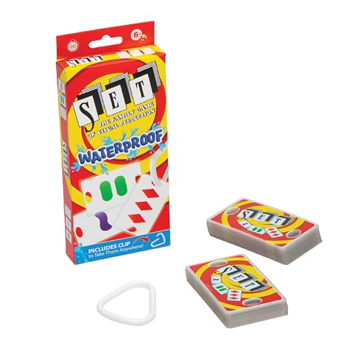 SET Waterproof Card Games for Kids Matching Game Learning Games 6+