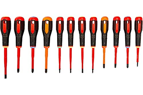 JUEGO DE DESTORNILLADORES PHILLIPS Y RANURADOS AISLADOS VDE ERGO™ 5 PCS Bahco Be 9881s