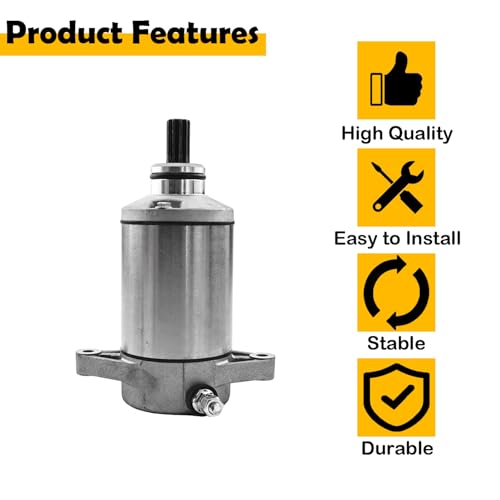 Motor de Arranque 3305-954 Compatible con Arctic CAT 366cc 4x4 2008, 400cc TRV 2010-2015, 450 2010-2015, XC 450 2011-2017, Reemplazo 3313-433 miniatura 4
