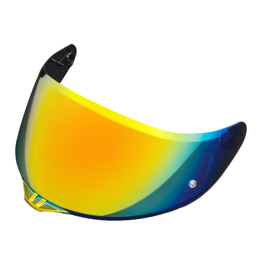 ANSUNDA k5 Helmet Visor Replacement,Tinted Motorcycle Helmet Face Shield Windshield Lens for AGV K5 Helmet (Revo Gradient Red)