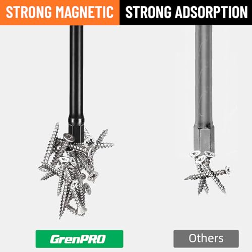 Image of GRENPRO 11-Piece Allen Wrench Drill Bit Set, Metric, 4-Inch Impact Hex Bits