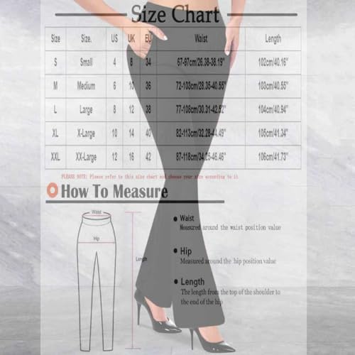 Lenago Work Pants Women Business Casual Bootcut Dress Pant with Pockets High Waist Trousers Stretchy Pull On Office Slacks3