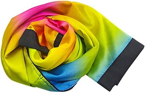 MOMOMAGE Magic Trick: Black to Rainbow Silk Scarf Magic Trick for All Ages, 120 × 16 cm - Image 4