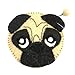 Global Groove GLG2354-597667 Handmade Pug Felt Clutch Multicoloured