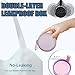 Denture Case, Leak Proof Denture Bath Cup for Travel, Large-Capacity Denture Storage Cup, Comprehensive Cleaning Kit for Dentures, Retainers and Night Guards