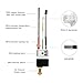 HzdaDeve Hotend for Prusa I3 MK4/XL Print Head Heater Block 0.4MM 24V 40W Heating Cartridge Thermistor Silicone Cover Extruder Kit Printhead with Extra 2 Pack Brass Nozzles