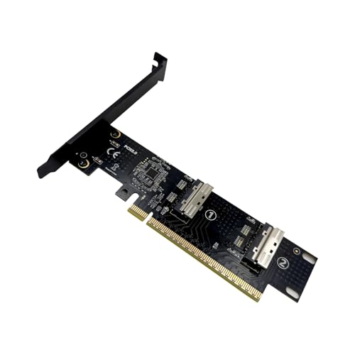 Carte d'extension PCIE5.0 disque U.2 et adaptateur réseau informatique