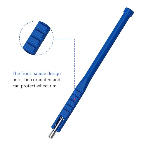 Image of Tire Valve Puller Tool Tire Valve Stem with Valve Core Remover Tool No Scratch Valve Core Wrench for Car Bicycle Motorcycle(HT-241B) (Pack of 2)