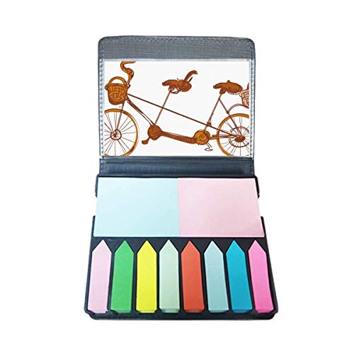 Boîte de marque-page autocollant vélo cadeau original Britain