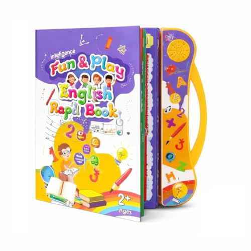 Image of Braintastic Fun & Play English Rapid Book for Kids | Interactive Talking Educational Learning Book with Alphabet, Words & Activities for Toddlers