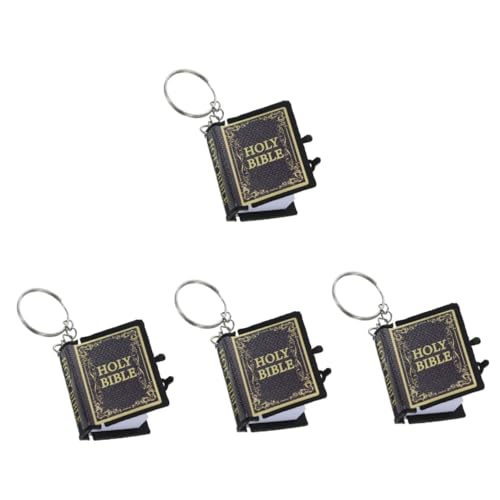 Miniature Bible Keychain en métal : lot de 40 pendentifs religieux parfaits comme cadeau d'anniversaire