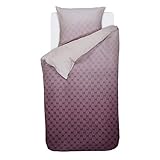 esprit satin rock mit Reißverschluss ESPRIT Wendebettwäsche Nouni Satin Brombeere-Creme Größe 155x220 cm (80x80 cm)