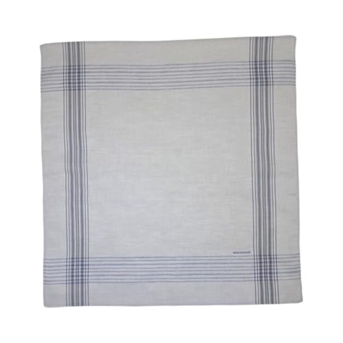 Image of Peter England Men's Cotton Pastel Handkerchief (Multicolour)- Pack of 3