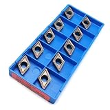 [Super durable] Lames inserts rotatifs cnc est fabriquée en carbure de haute qualité, qui a une excellente dureté et résistance à l'usure, peut résister à une pression de coupe de haute intensité et n'est pas facilement endommagée après une utilisation à long terme.