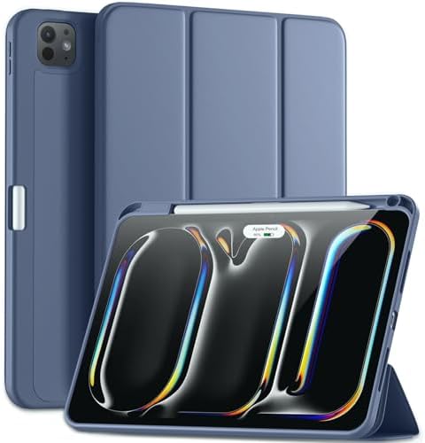 TXWLLIU IPad Pro 11 Zoll M4 Hülle Mit Stifthalter - Transparenter Schutz Mit Standfunktion