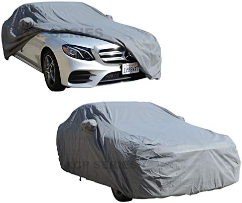 XtremeCoverPro 100% Breathable Car Cover for Select Mercedes E Class Sedan E350 E400 E550 E63 E63S AMG 2006 2007 2008 2009 2010 2011 2012 2013 2014 2015 2016 (Space Gray)