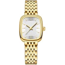 BESTKANG Luxury Womens Watch with Crystal Accents Dial Stainless Steel Band, 30M Waterproof Elegant Designer Watch for Women GoddessMatch Series