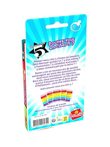 Nommez en 5 Jeu de cartes GOLIATH - vue 3