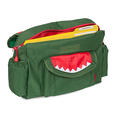 Bixbee Kids Backpack, Dinosaur Backpack For Boys & Girls, Water Resistant Backpack With Pockets, Durable Zippers & Easy Carry Design - Perfect Size Children's Bookbag For School #TOP6