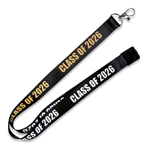 Image of PinMart Class of 2025-2030 School Graduation Lanyard ID Name Badge Keychain