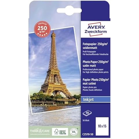 Avery Zweckform Premium Inkjet Photo Paper Pack Cover