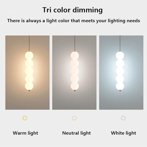 Lampe suspendue LED moderne design créatif de brochettes pour salle à manger - 6